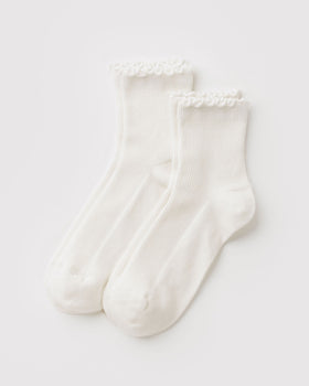 Lettuce Edge Sock Set of 2 X7