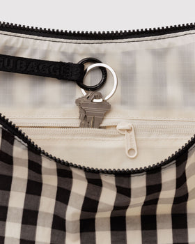 Large Nylon Crescent Bag B0
