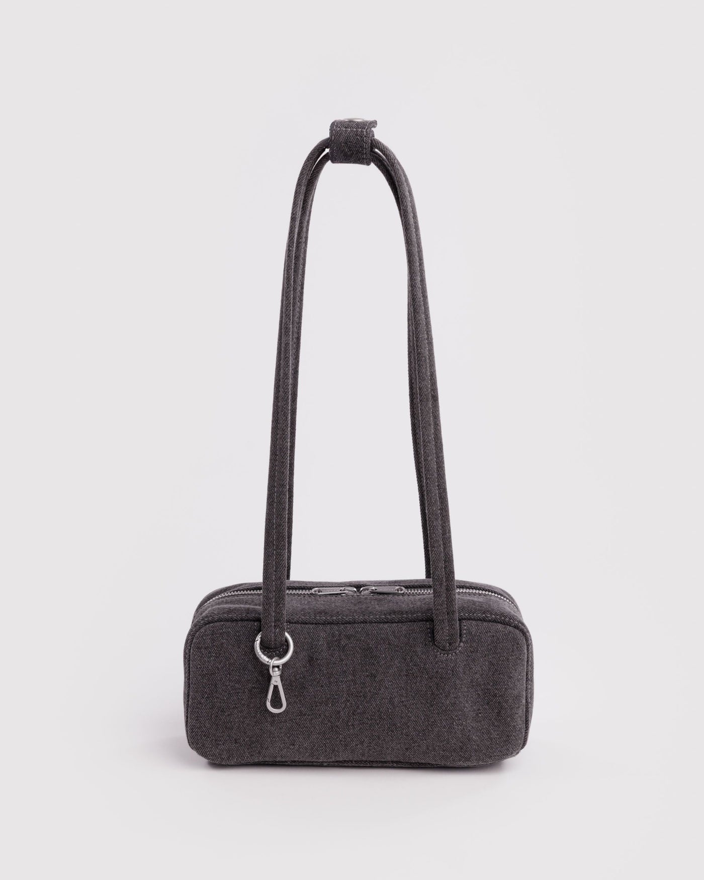 Small Denim Bowler Bag O2