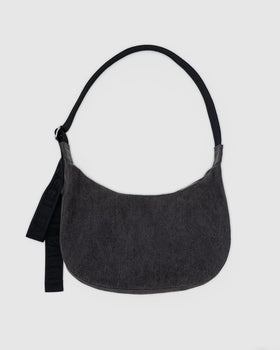 Medium Denim Crescent Bag E3