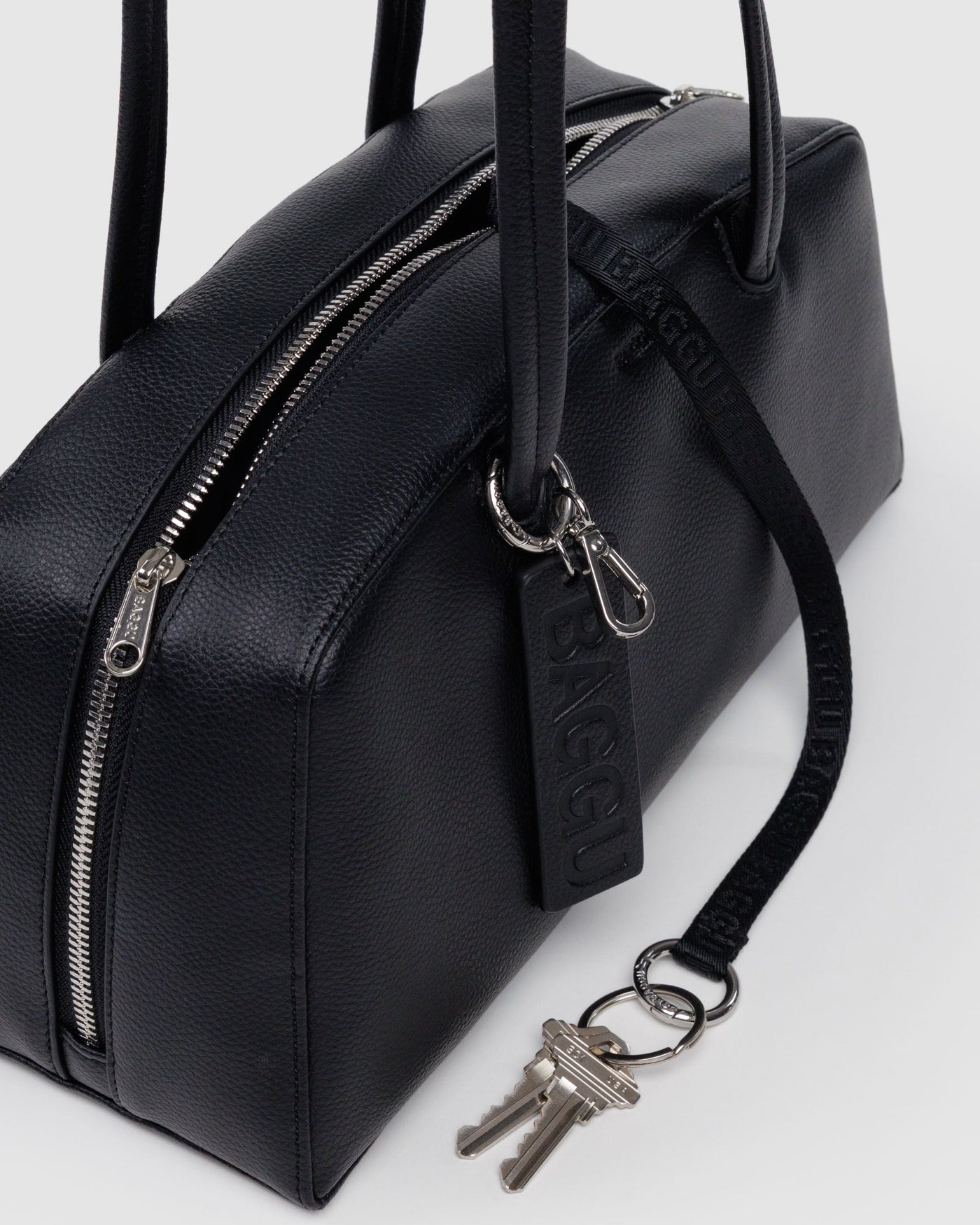 Recycled Leather Bowler Bag P9