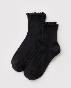Lettuce Edge Sock Set of 2 X7