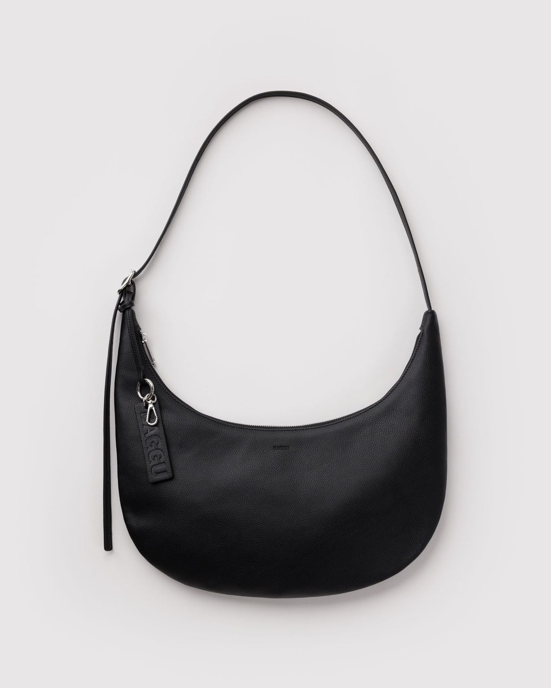Medium Recycled Leather Flat Crescent J2