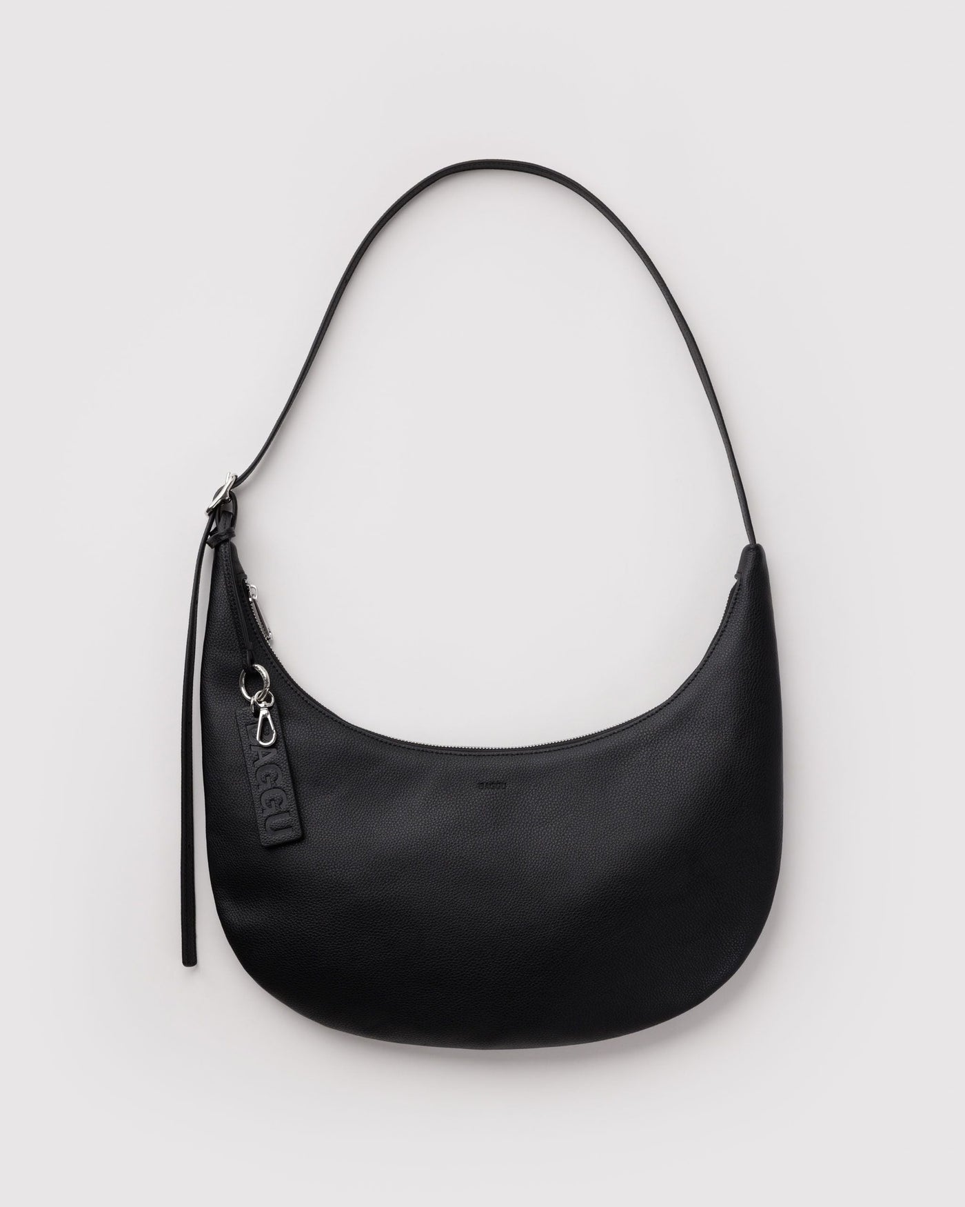 Medium Recycled Leather Flat Crescent J2