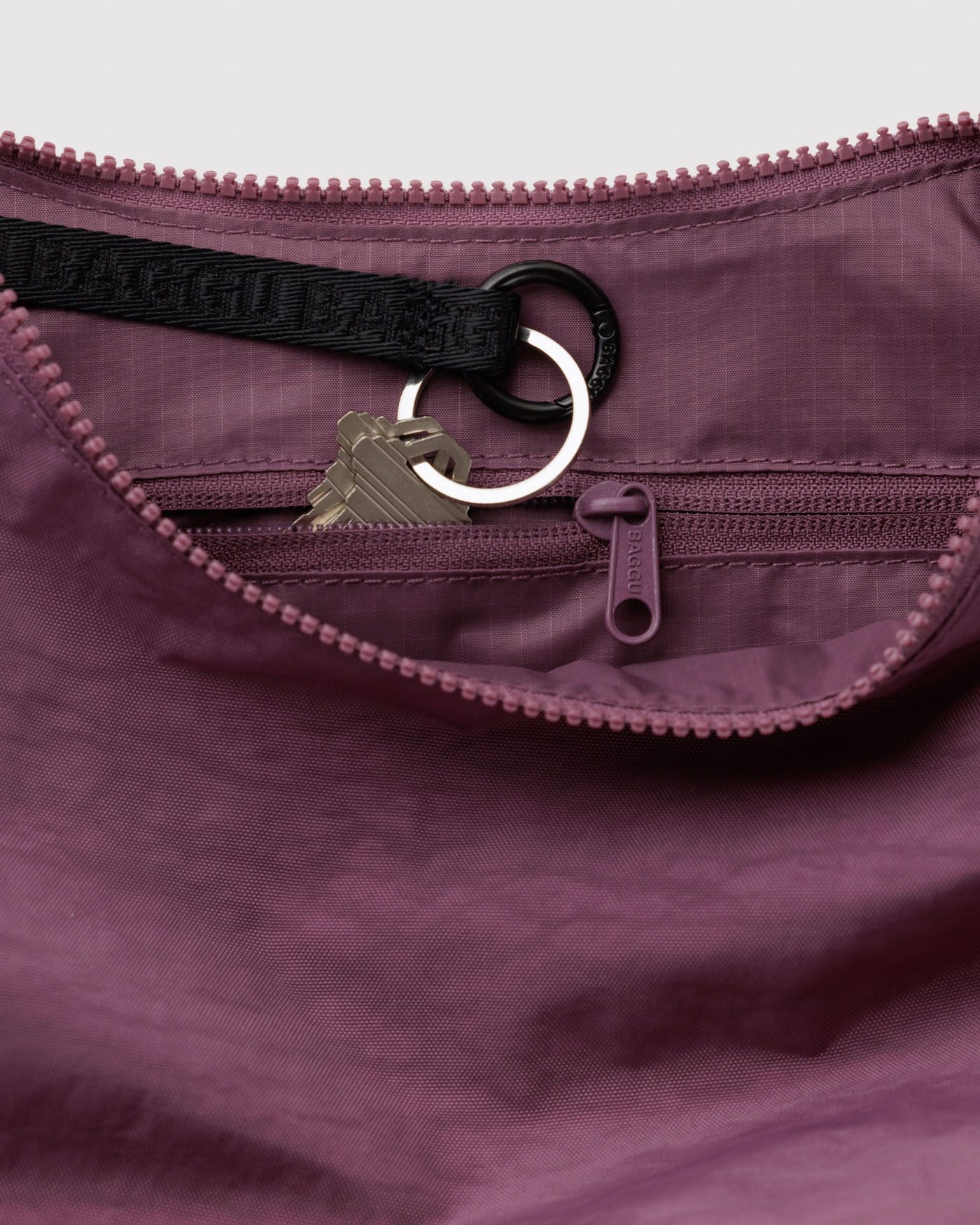 Medium Nylon Crescent Bag B2