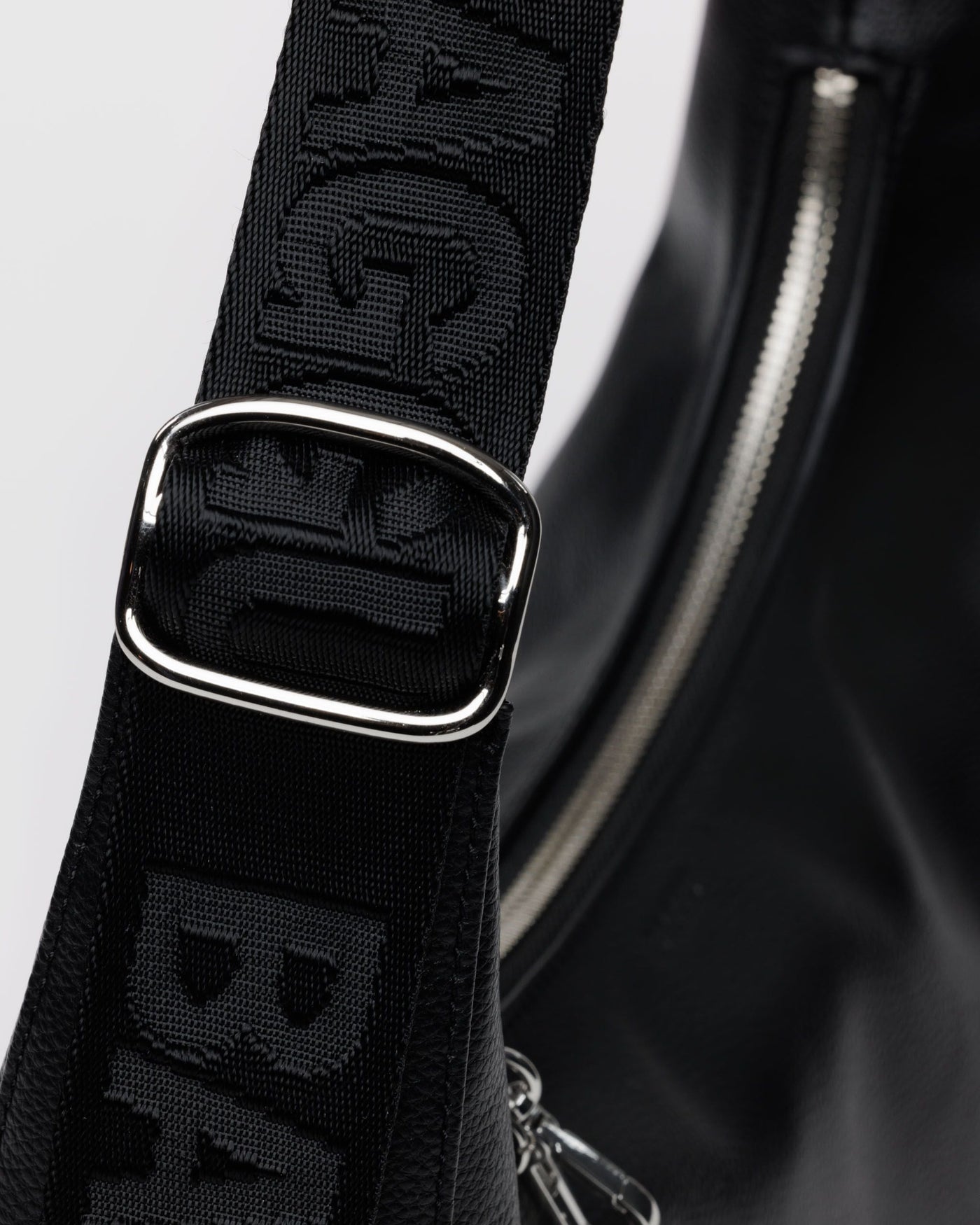Medium Recycled Leather Crescent Bag J3