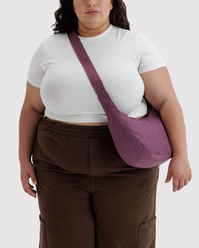 Medium Nylon Crescent Bag B2
