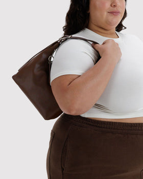Mini Recycled Leather Shoulder Bag W6