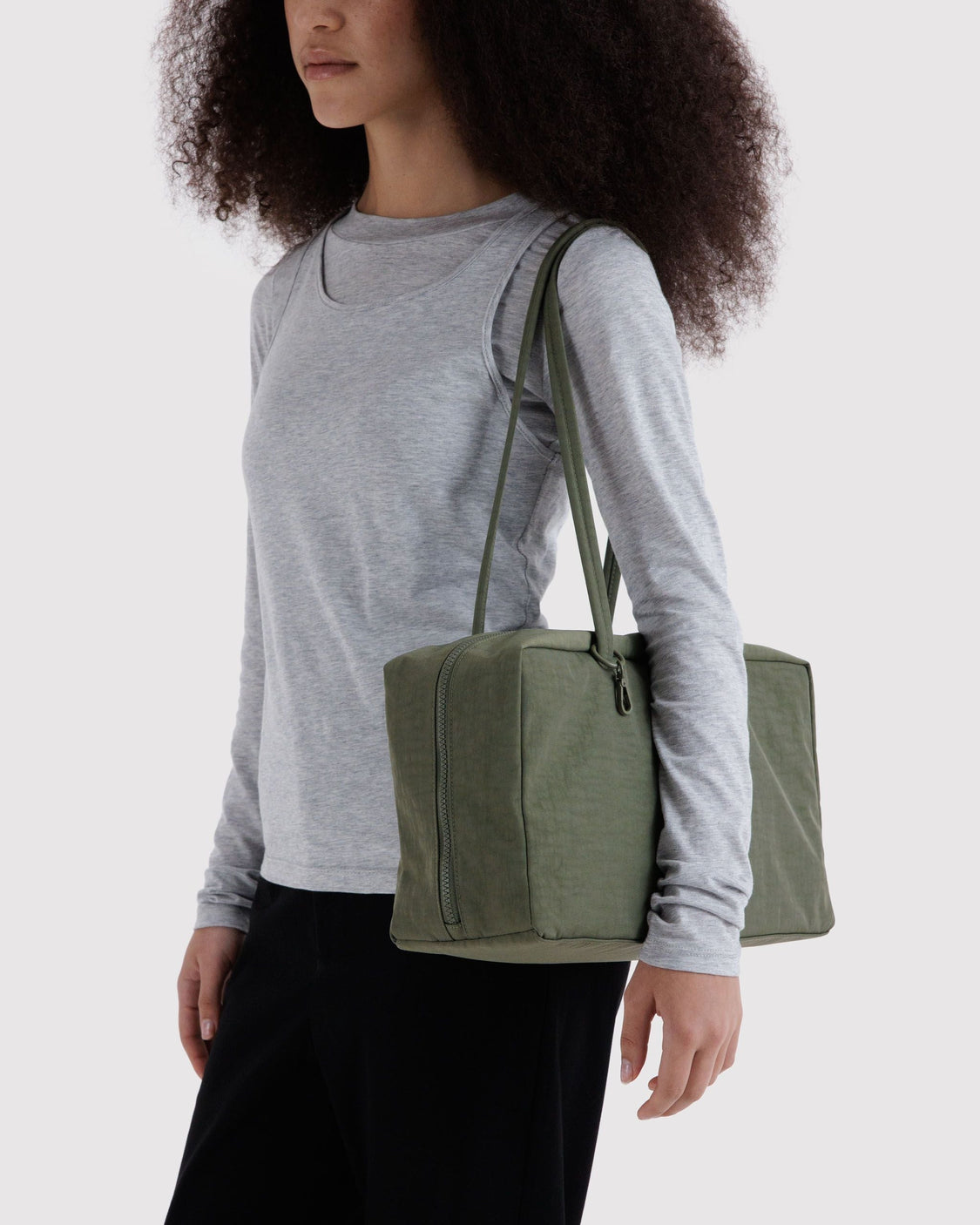 Medium Nylon Bowler Bag D1