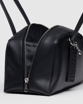 Recycled Leather Bowler Bag P9