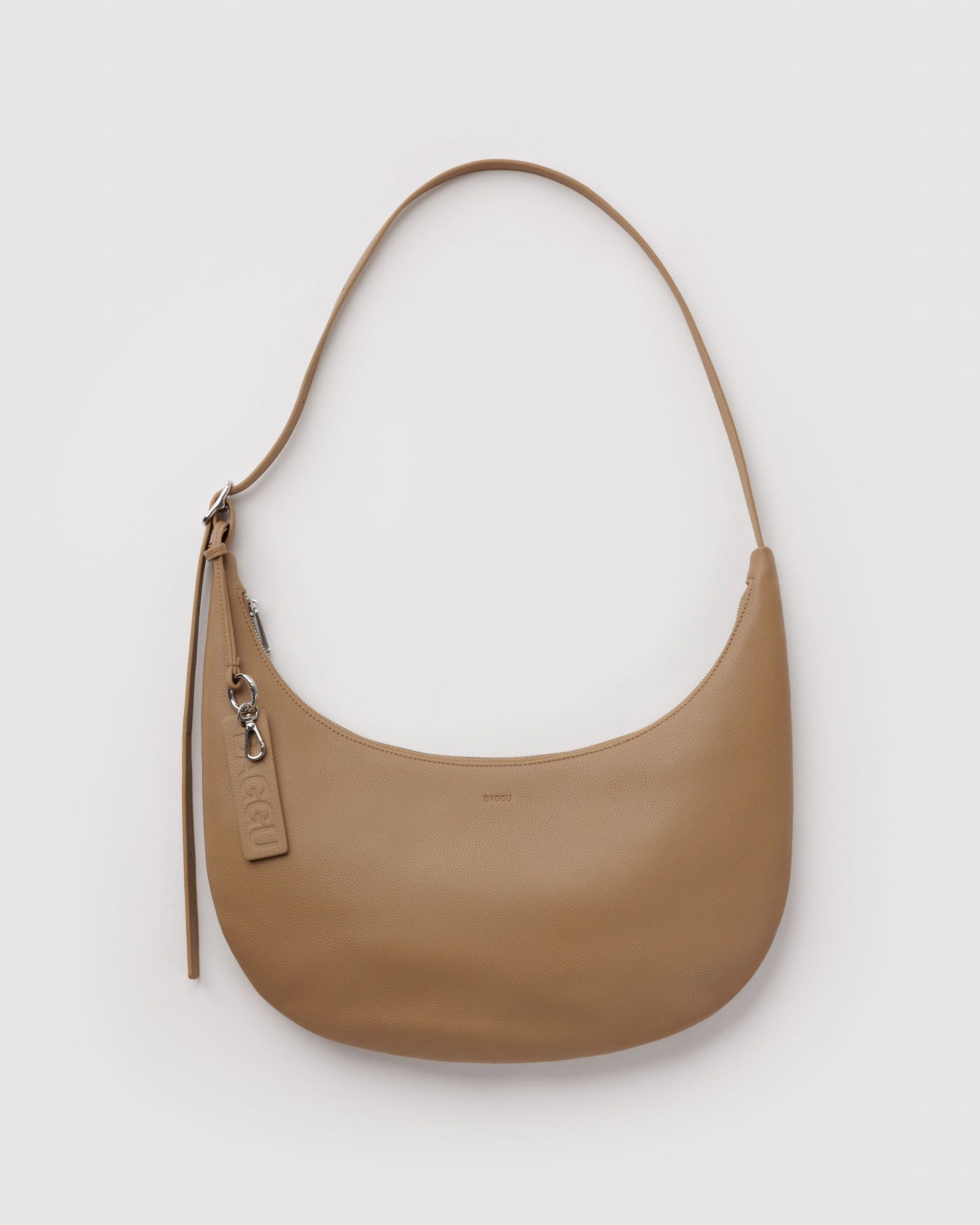 Medium Recycled Leather Flat Crescent J2