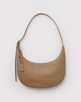 Medium Recycled Leather Flat Crescent J2
