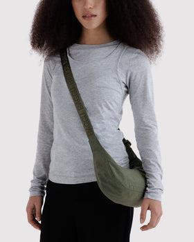 Small Nylon Crescent Bag Z2