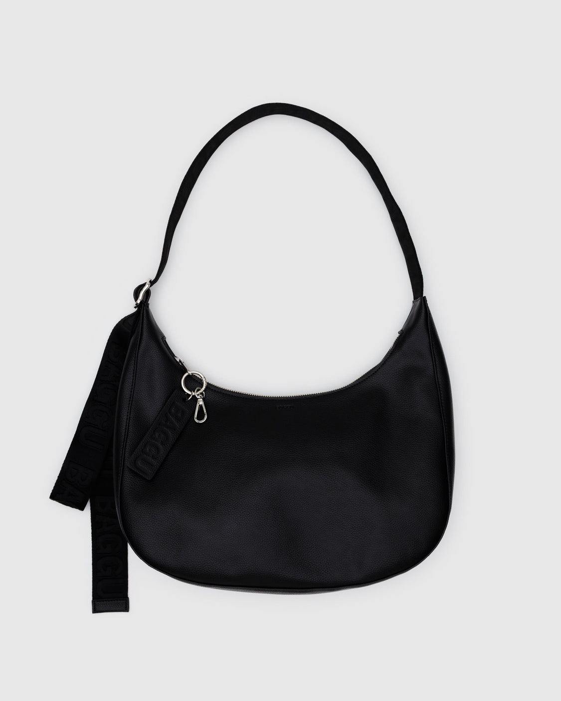 Medium Recycled Leather Crescent Bag J3