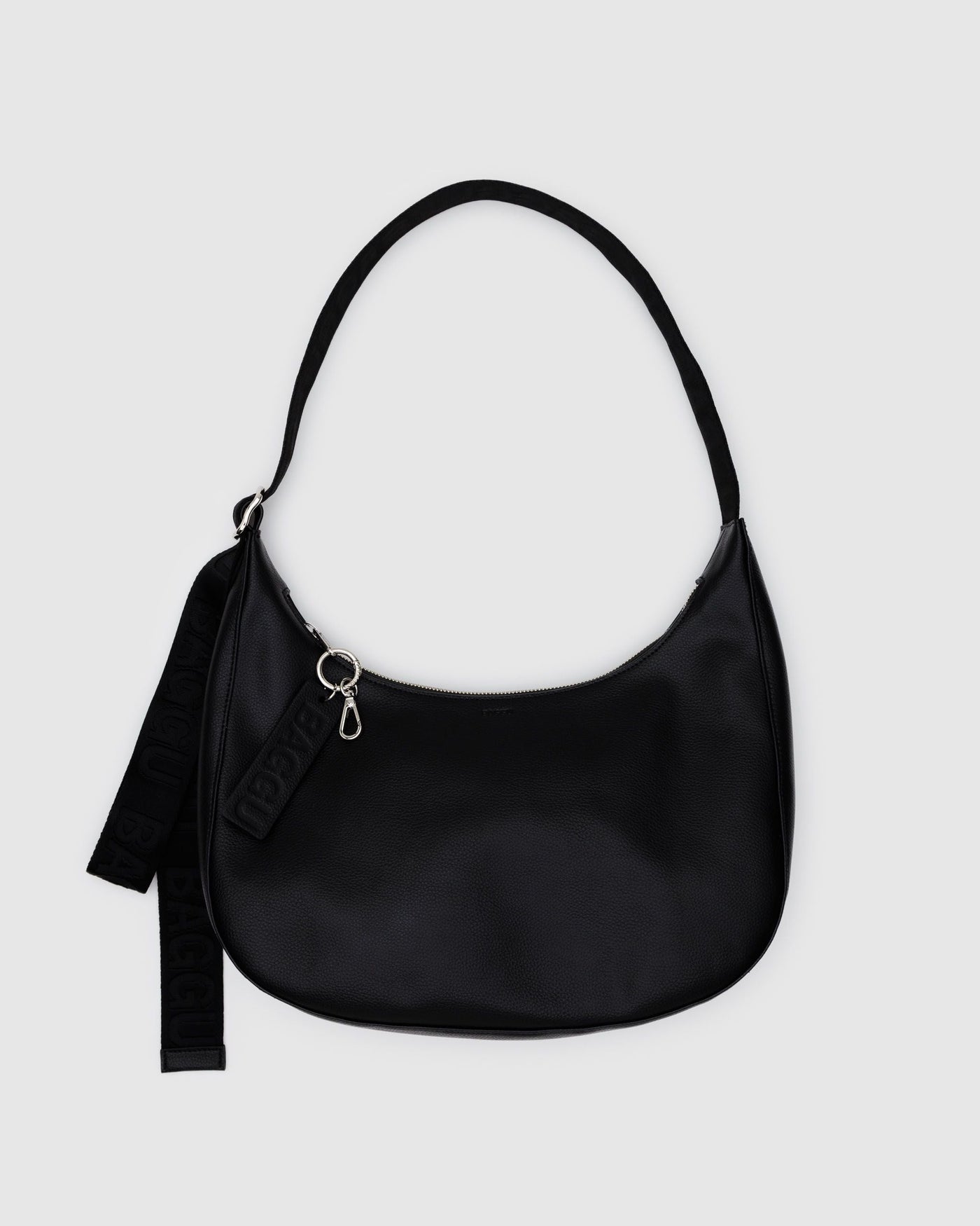 Medium Recycled Leather Crescent Bag J3