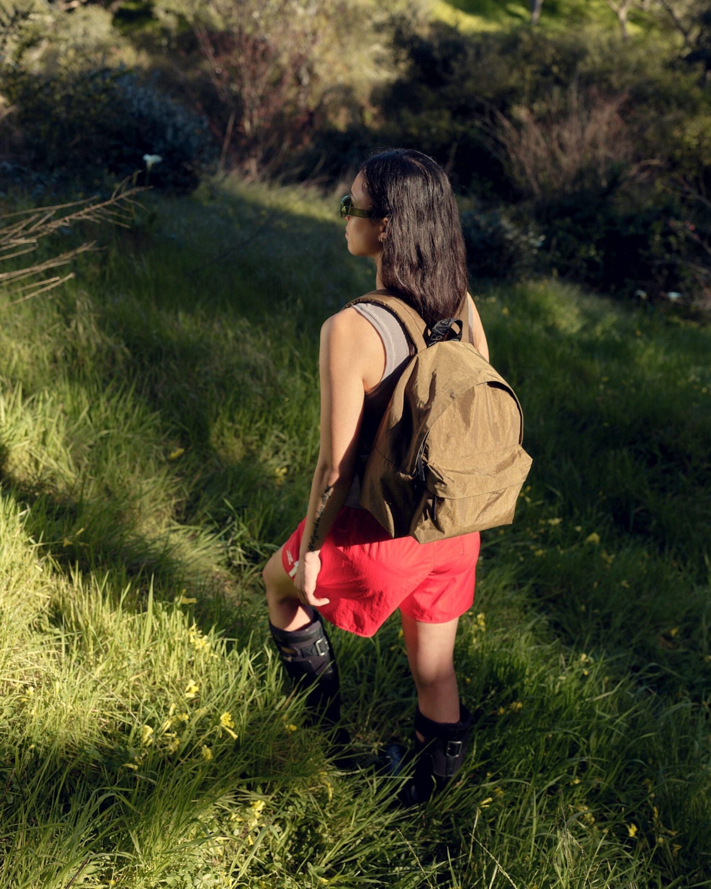 Medium Nylon Backpack J4