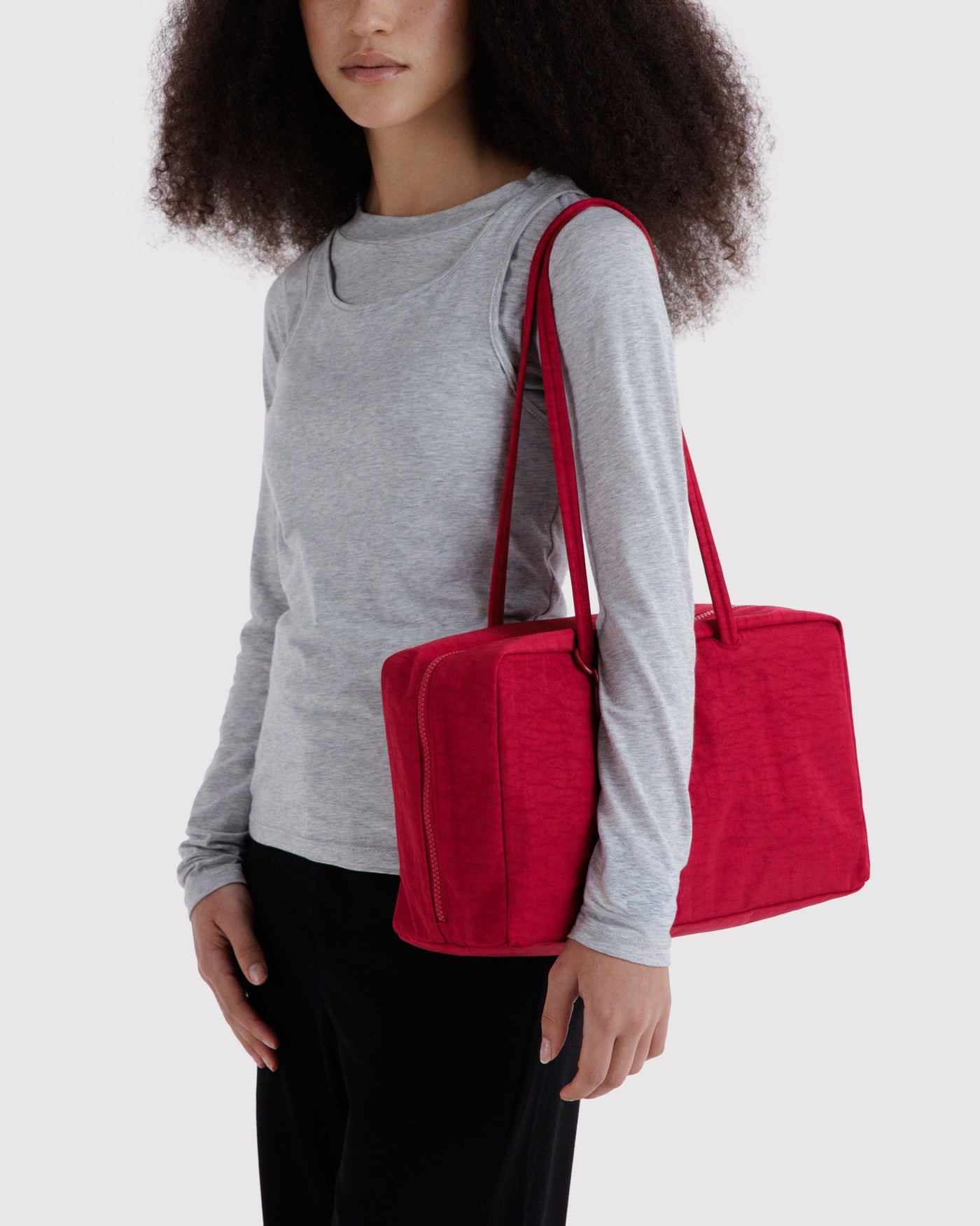 Medium Nylon Bowler Bag D1